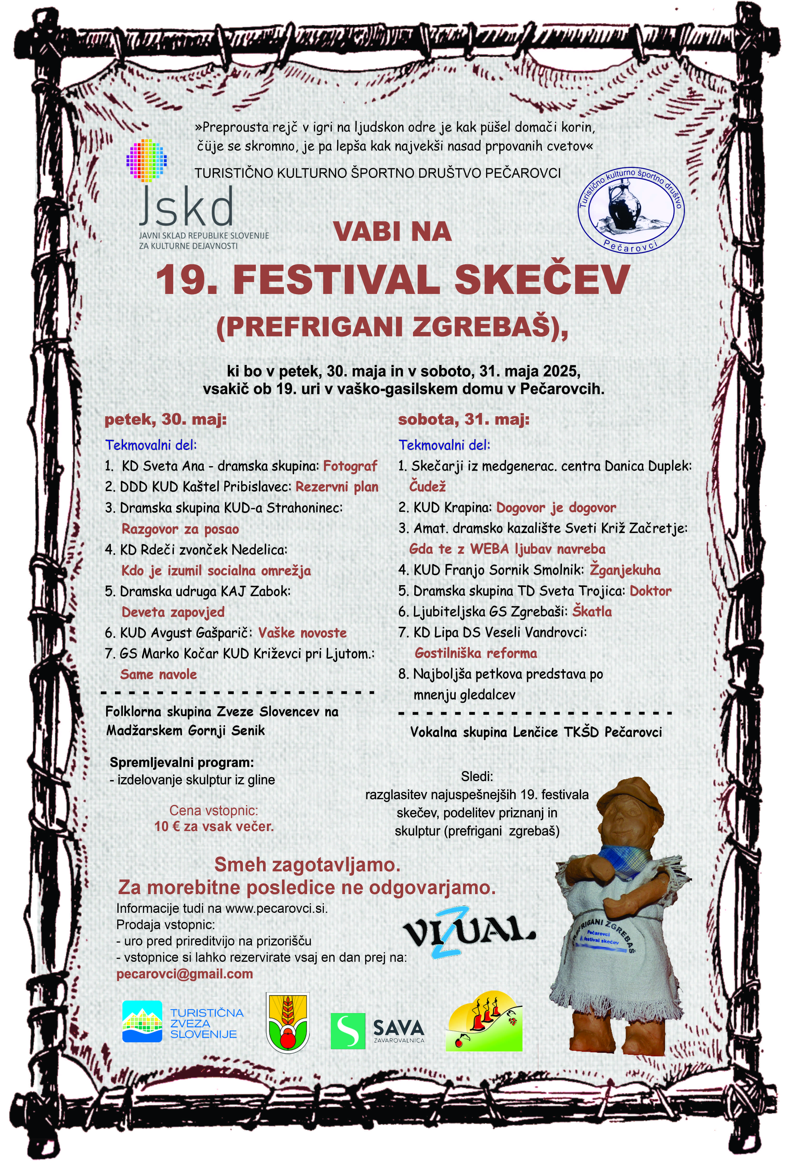 festival skečev plakat 2025